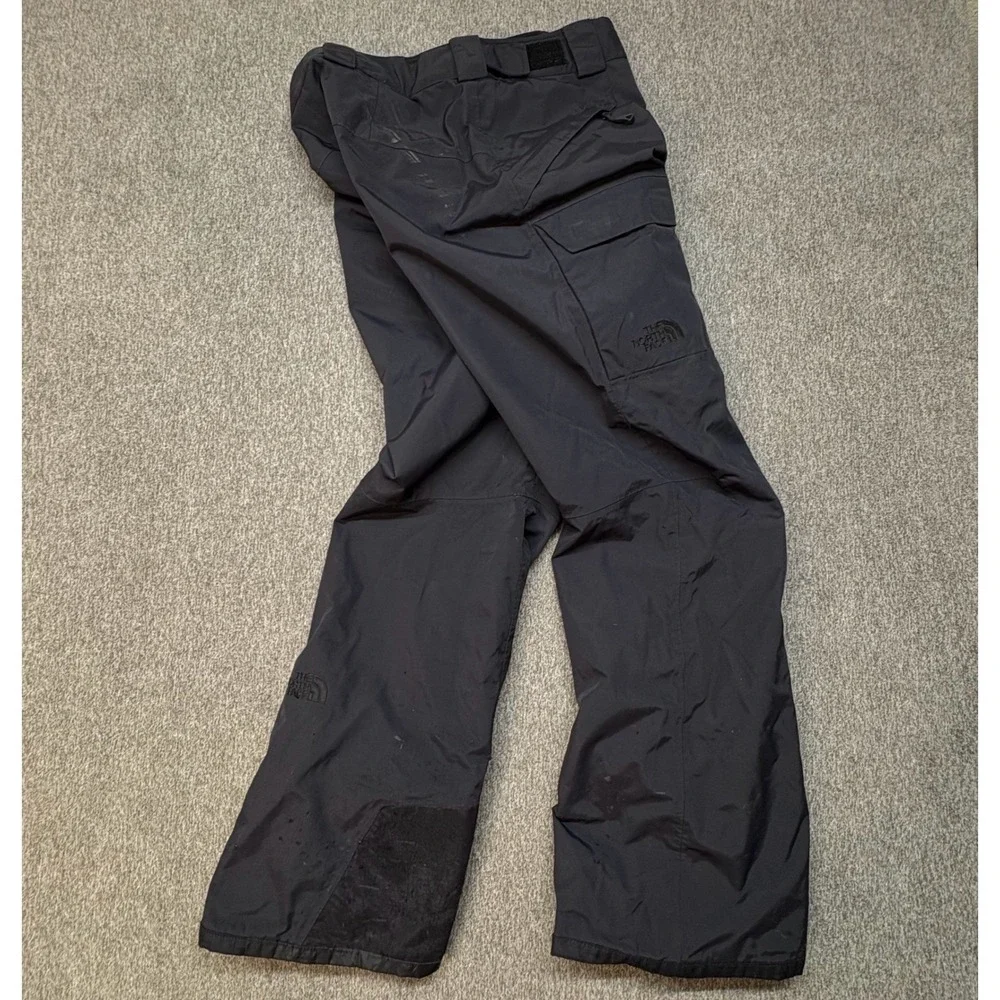 The North Face DryVent Mens Snow Pants Black Ski Snowboard‎ Cargo Size S Regular